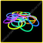 Pulseras Fluorescentes Unicolor (100 uds)