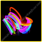 Pulseras Fluorescentes Unicolor (100 uds)