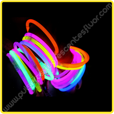 Pulseras Unicolor Luminosas - Recíbelo en 24 horas