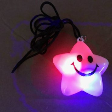 Collar Luminoso Led con Estrella Collar Luminoso Led con Estrella