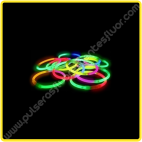 Pulseras Fluorescentes Tricolor (100 uds)