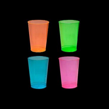 Vaso de Refresco con Luz Neon UV (50 unidades)