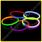 Pulseras Fluorescentes Bicolor