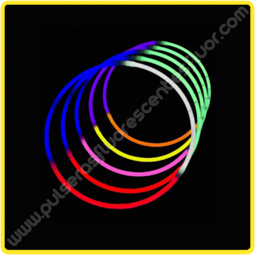 Collares Fluorescentes Tricolor (50 uds) Collares Fluorescentes Tricolor (50 uds)
