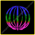 Esferas Fluorescentes Tricolor (8 uds)