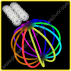 Esferas Fluorescentes Unicolor (8 uds)