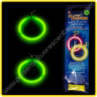 Pendientes Fluorescentes de Aro