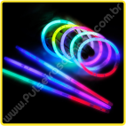 Pulseras Fluorescentes Tricolor (100 uds)