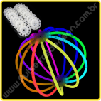 Esferas Fluorescentes Unicolor (8 uds)
