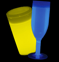 vasos fosforescentes para fiestas