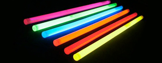 barras de luz neon