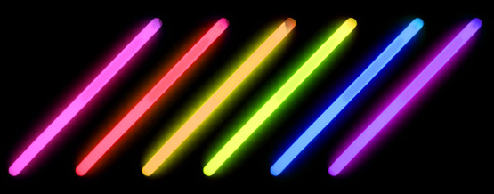 barritas neon para fiestas