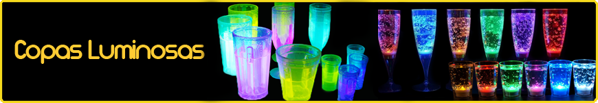 copas luminosas vasos luminosos