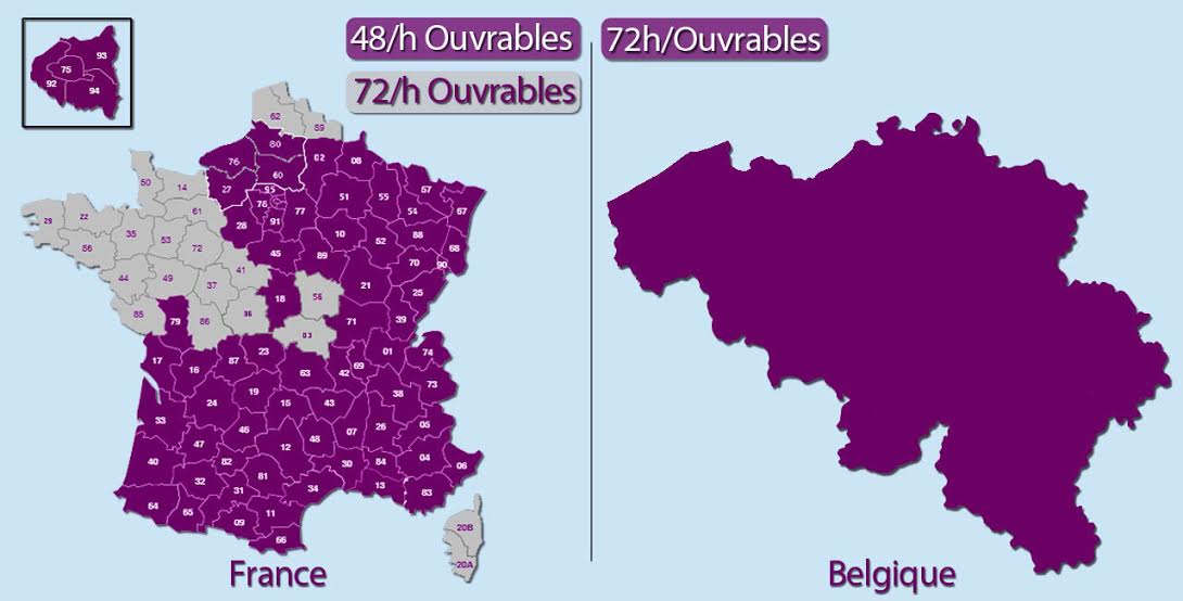 livraison france belgique